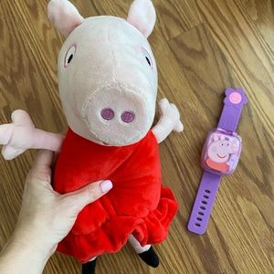Peppa Pig Plush & Watch